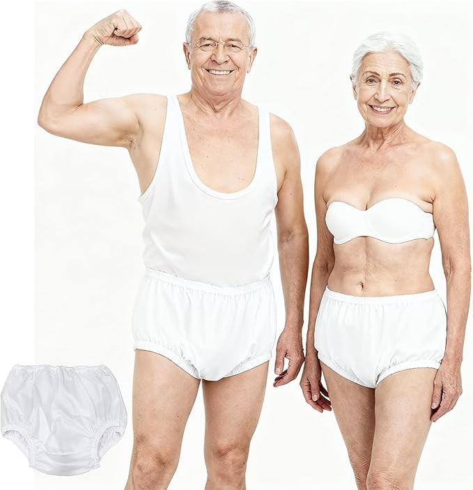 Waterproof Pull-On Unisex Incontinence Cover Pant Leakproof-Washable Large