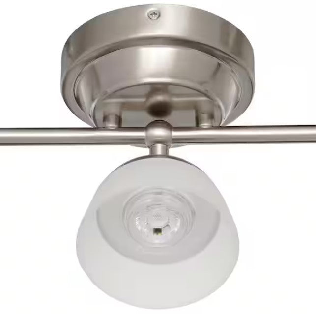 Aspect Madison 2 ft. 3-Light Satin Nickel LED Fixed Track 955 Lumens 3000K