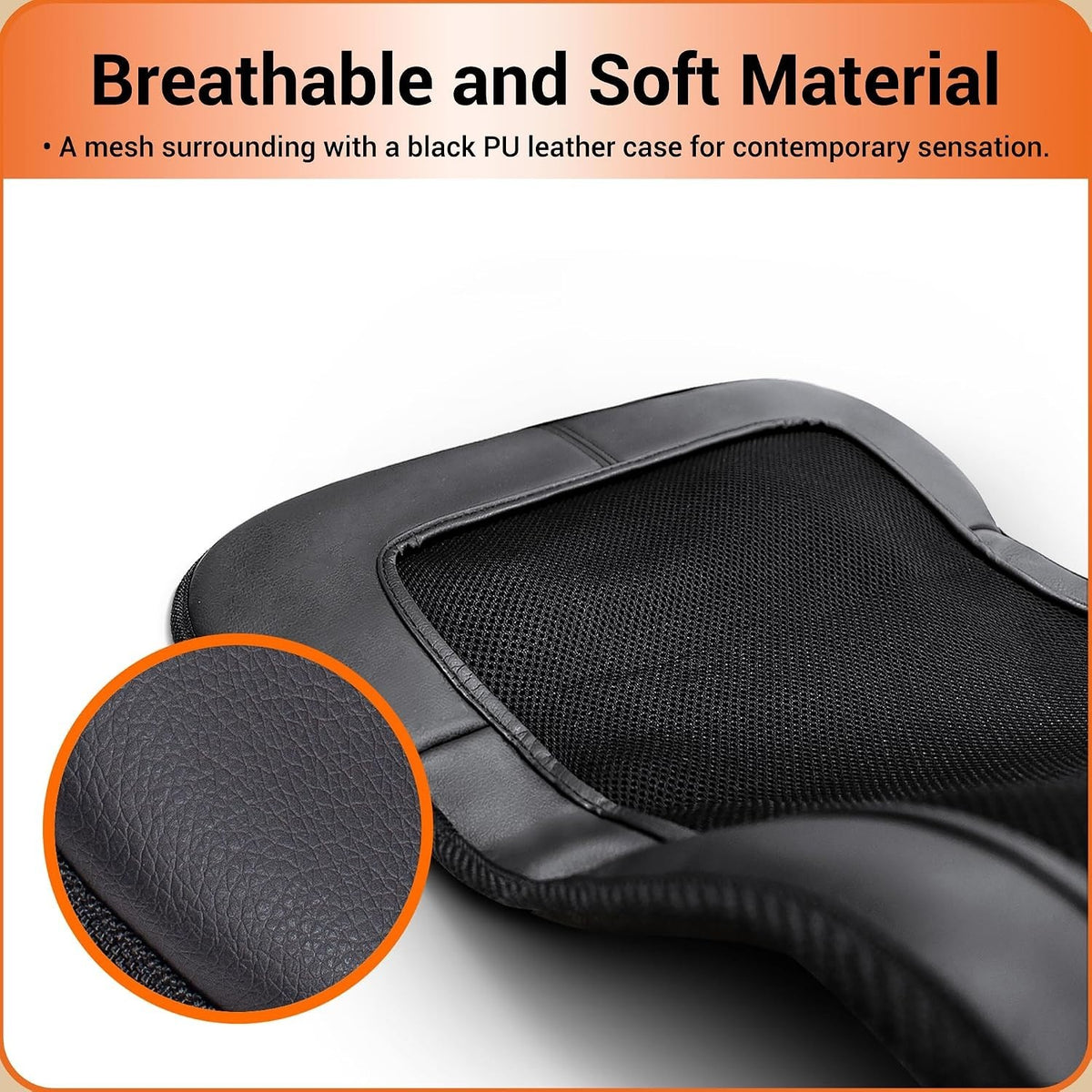 47.2" in Chair Style Long Heated Seat Cushion for Back & Thighs