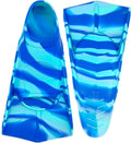 Kids Swim Fins Silicone Flippers for Swimming & Diving Blue Sea & Sky XXS