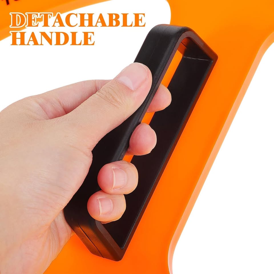 Magnetic Plastic 180-Degree Pointer Protractor 19.65" X 11"in Measurement Tool